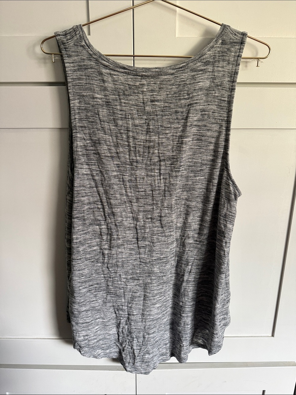 Women’s XL a new day Gray Marled Scoop Neck Tank - Picture 3 of 3